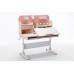 Children Kids Multifunctional Adjustable Study Desk with Double-Winged Swivel Chair